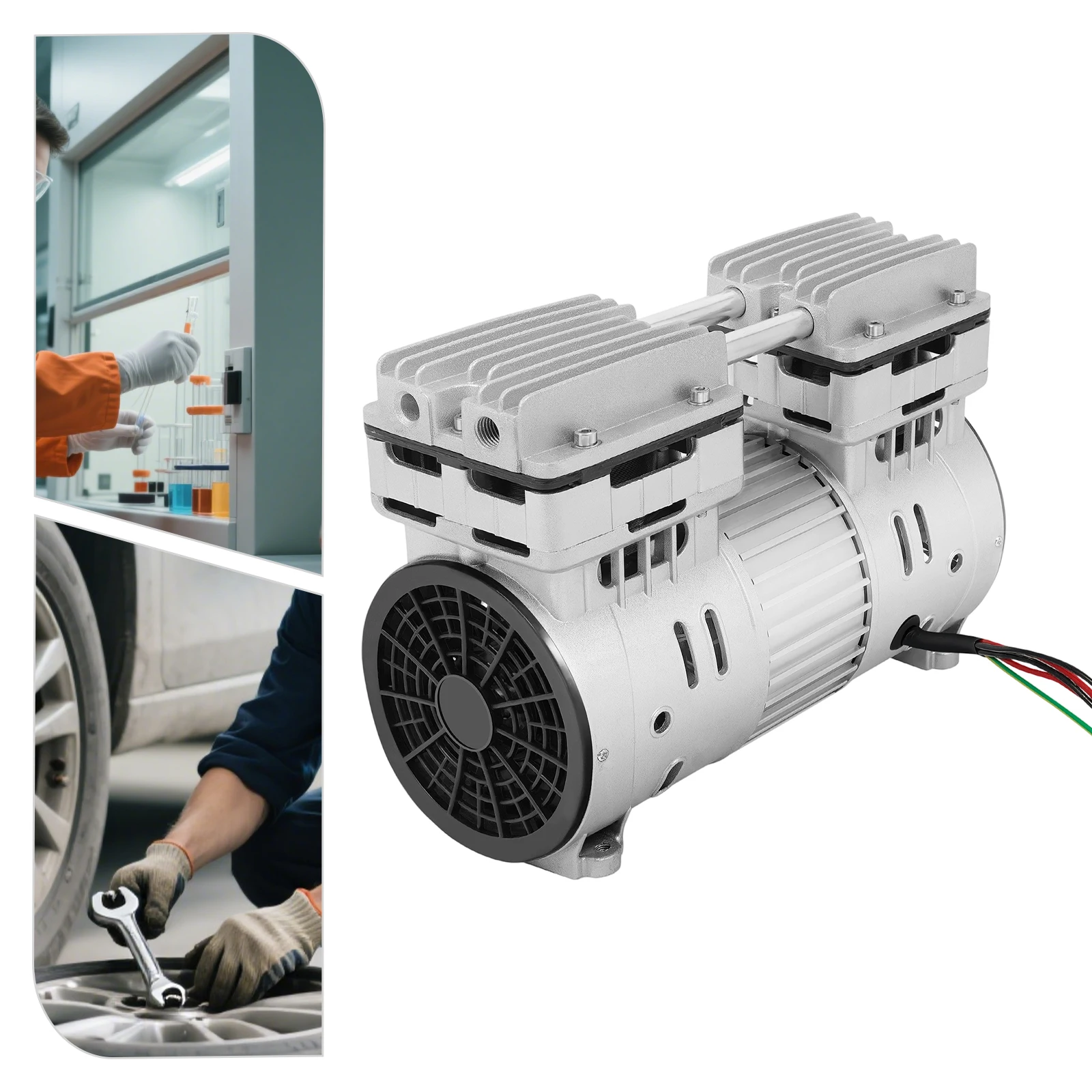 Luftkompressor Kompressor olifreies كومبريسور صامت 145 لتر / دقيقة Aggregat Kompressoraggregat mit grandes Kühlgebläse Schalldemperfer