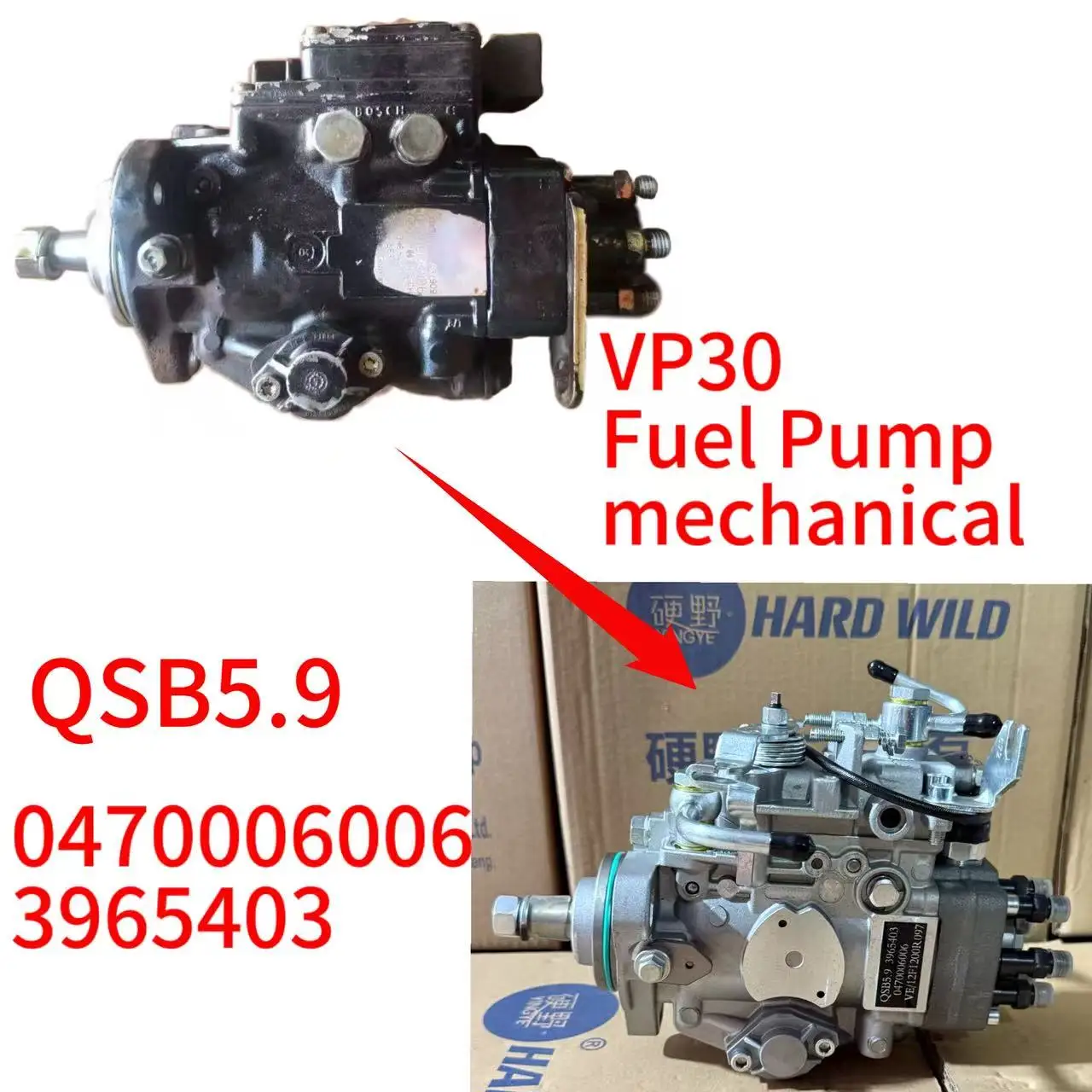 Qsb5.9 Fuel Pump 0470006006 3965403 Vp30 Fuel Pump Conversion Mechanical Fuel Pump 0470006008 Fuel Pump 0470006004 Fuel Injection Pump Qsb5.9 Engine Parts