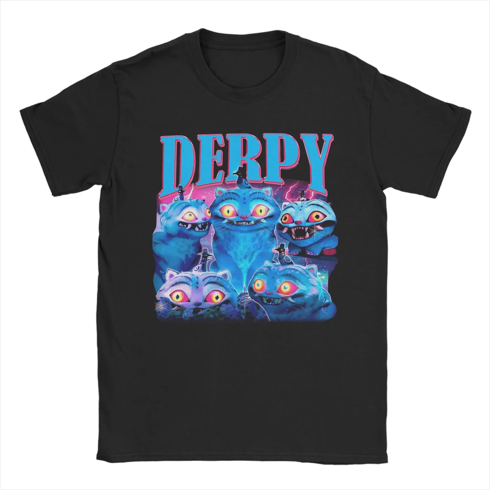 

Cute Derpy Tiger And Bird Kpop Demon Hunter Men T Shirts Novelty Tees Short Sleeve T-Shirts Pure Cotton Gift Idea Clothing