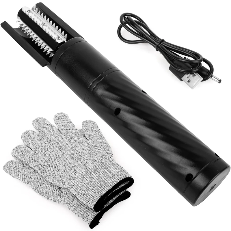 

Portable electric fish scraper, waterproof fish scale cleaner, USB seafood tool