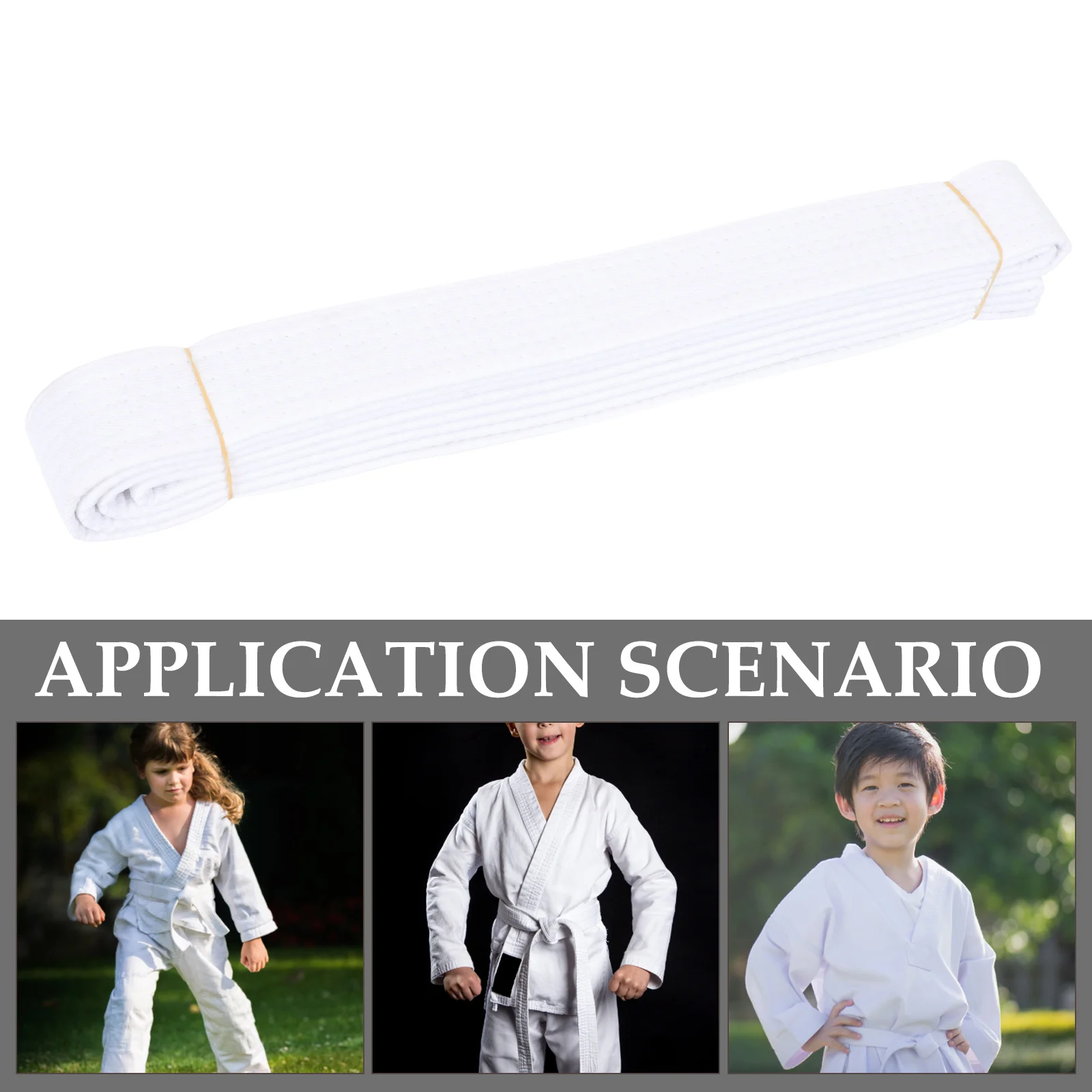 

Karate Belt Taekwondo Belt Professional Lightweight Waist Wrap for Karate Taekwondo Judo Training Gear Martial Arts Waist Wrap