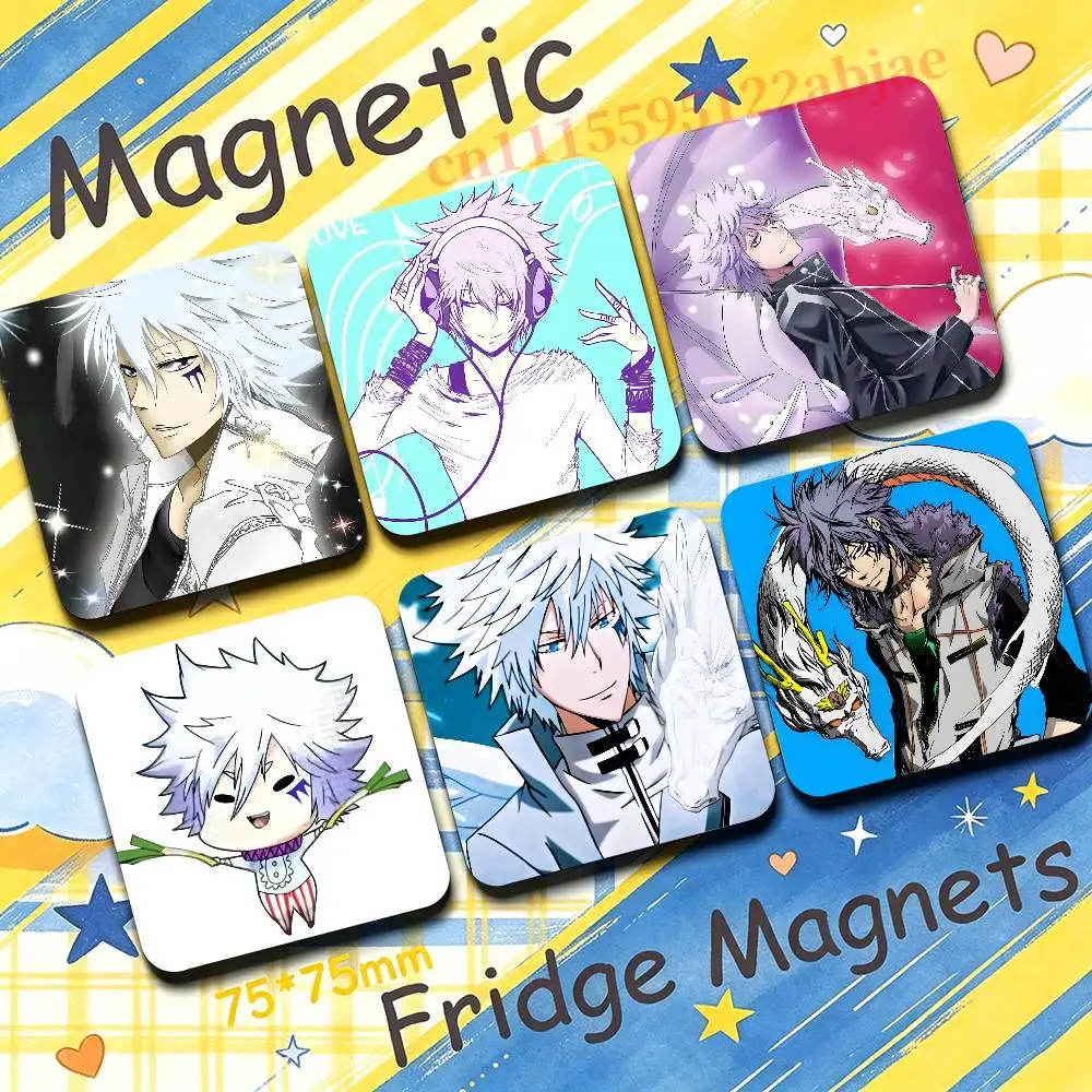 B-Byakuran K-Katekyo Hitman Reborn Magnet Refrigerator Fridge Sticker for Home Decor DIY Wall Decor