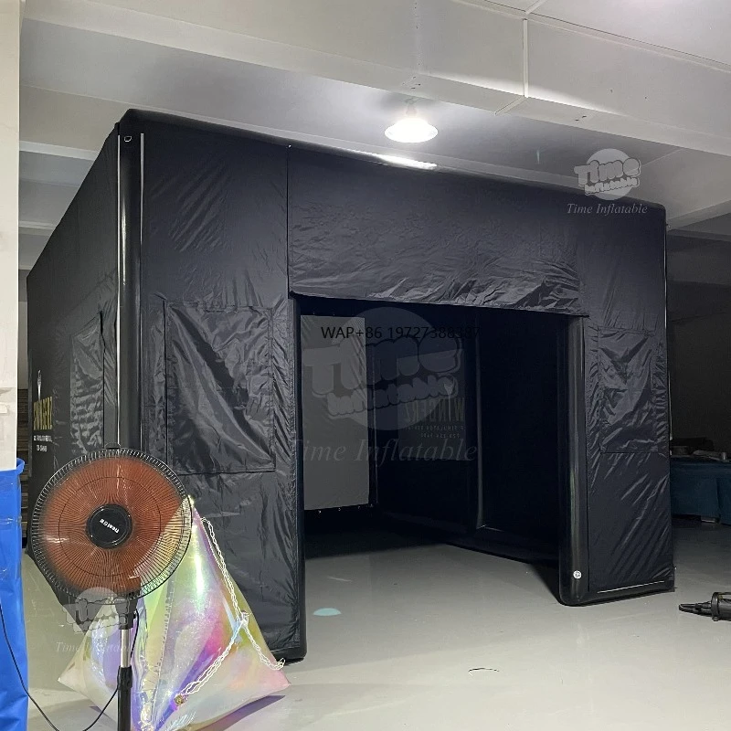 

Custom Outdoor Inflatable Airtight Practice Golf Simulator Tent with Screen Enclosure with Projector