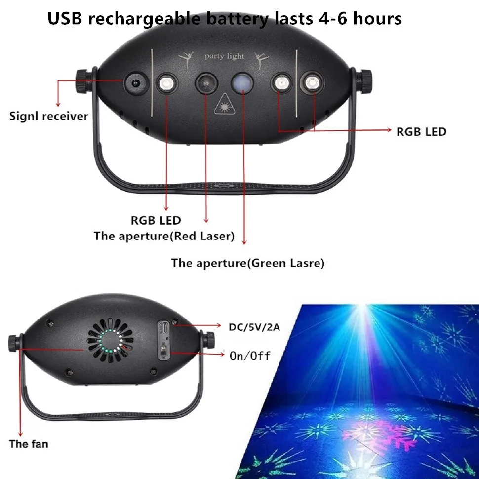 قابس USB LED وامض السماء المرصعة بالنجوم ضوء عيد الميلاد الديكور الإسقاط إضاءة المنزل ضوء الجو