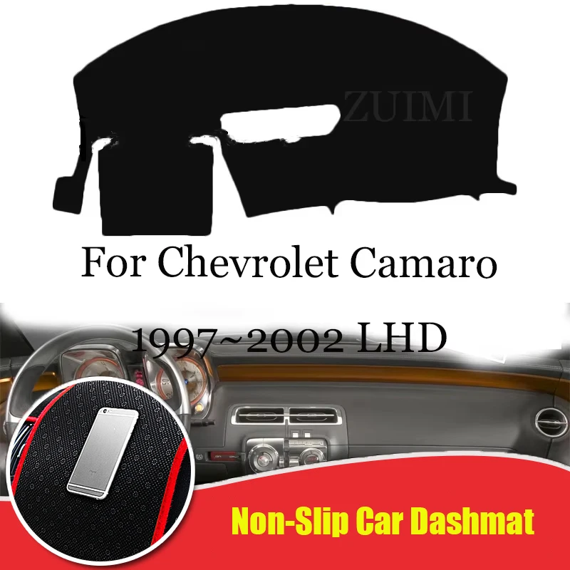 ZUIMI Dashboard Cover Dash Mat Dashmat For Chevrolet Camaro 1997~2002 LHD RHD Dash Board Cover Pad Sun Shade