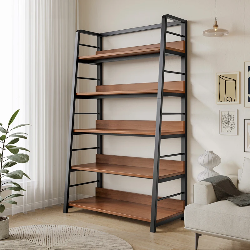 Bookshelves, floor storage, storage shelves, household multi-storey bookcases, wrought iron shelves