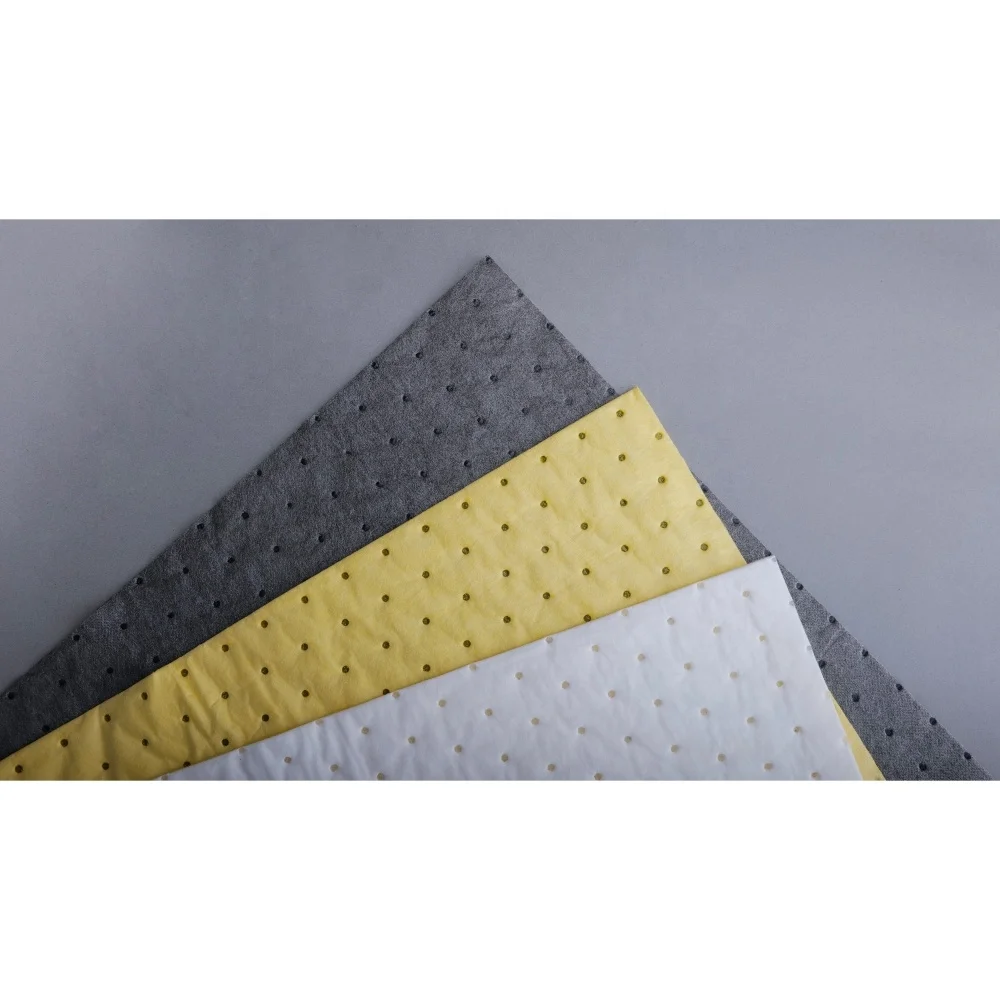 40x50 سنتيمتر PP النفط فقط ماصة حصيرة منصات الكيميائية ماصة حصيرة منصات العالمي ماصة حصيرة منصات