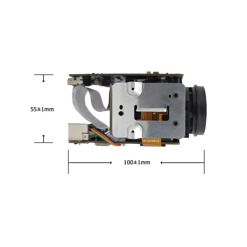 Customize High Resolution 12MP IMX415 30fps Pipe Inspection 10X Digital Zoom Block USB Camera Module