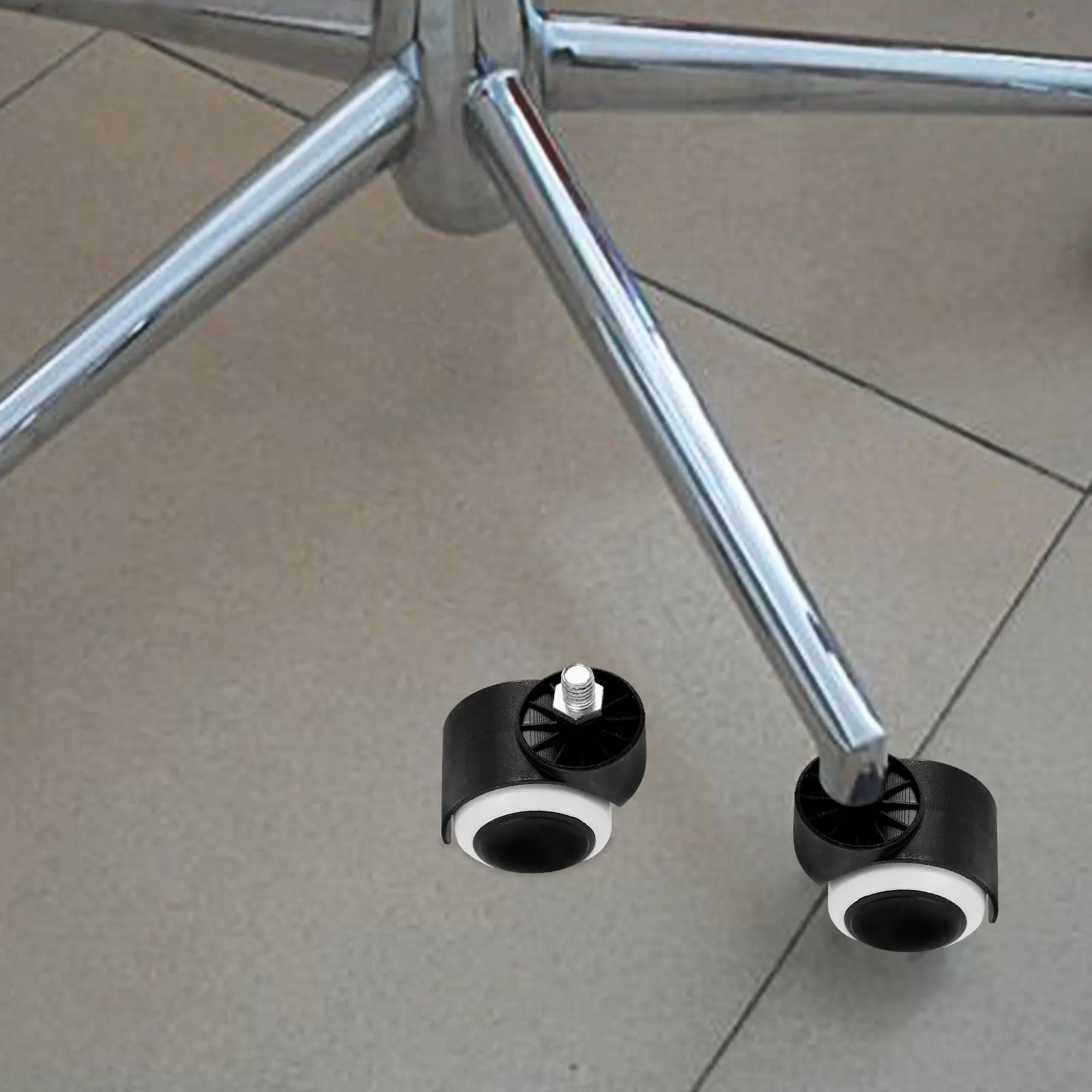 

4Pcs Iv Pole Replacement Wheels Robust Plastic Metal Iv Stand Rollers Infusion Equipment Parts Smooth Maneuverability