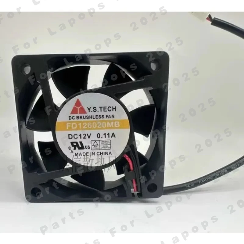 

Вентилятор охлаждения процессора для ноутбука J For Y.S.TECH FD126020MB 12V 0.11A 6CM, новый, 6020, 1 шт., 60×60×20 мм