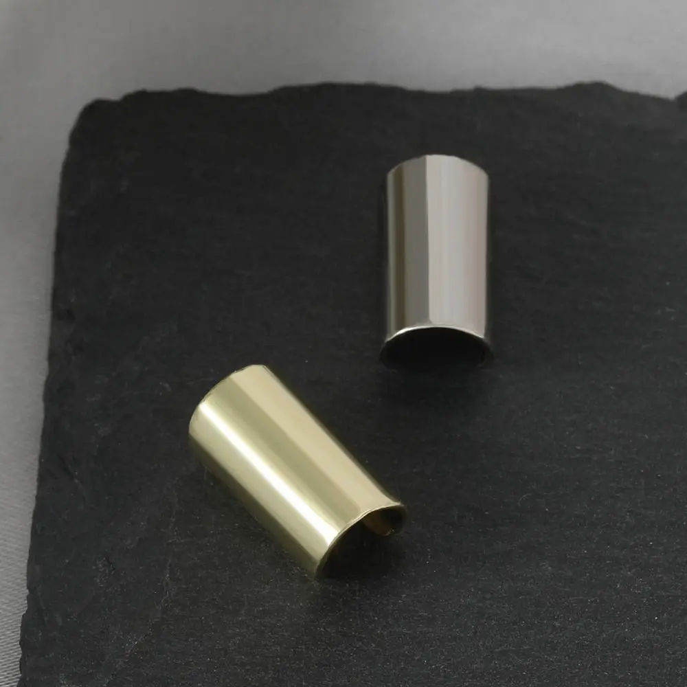 Pendiente de Clip de tubo largo Retro sin perforación para mujer, Clip de hueso del oído de cobre de Color sólido, accesorios de joyería, manguito de oreja falso Helix Tragus