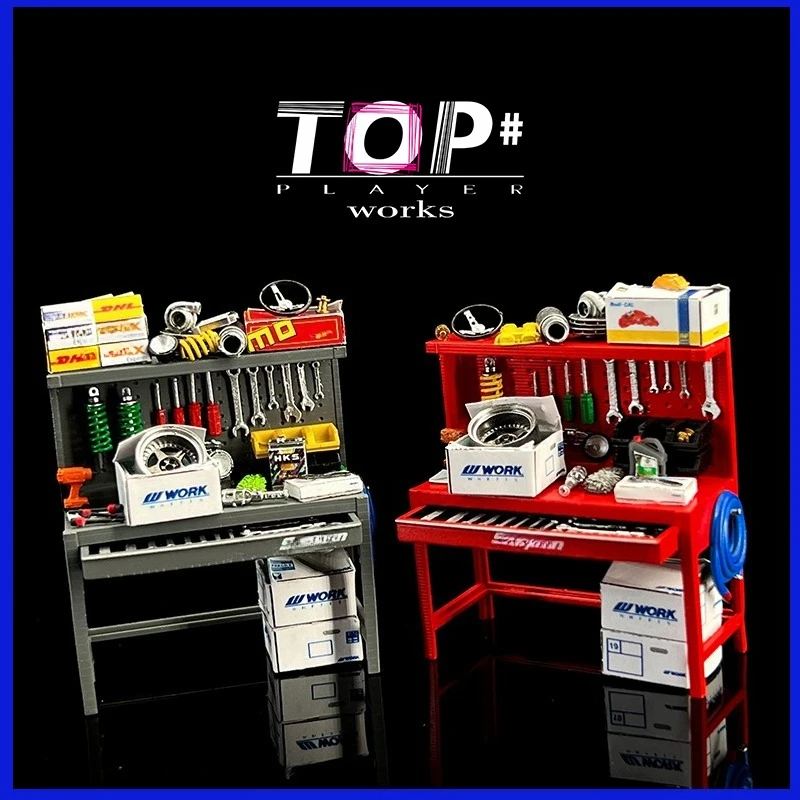 【top】nuovo-armadietto-portautensili-snap-on-1-64-modello-in-miniatura-per-garage-jdm-ornamento-da-esposizione