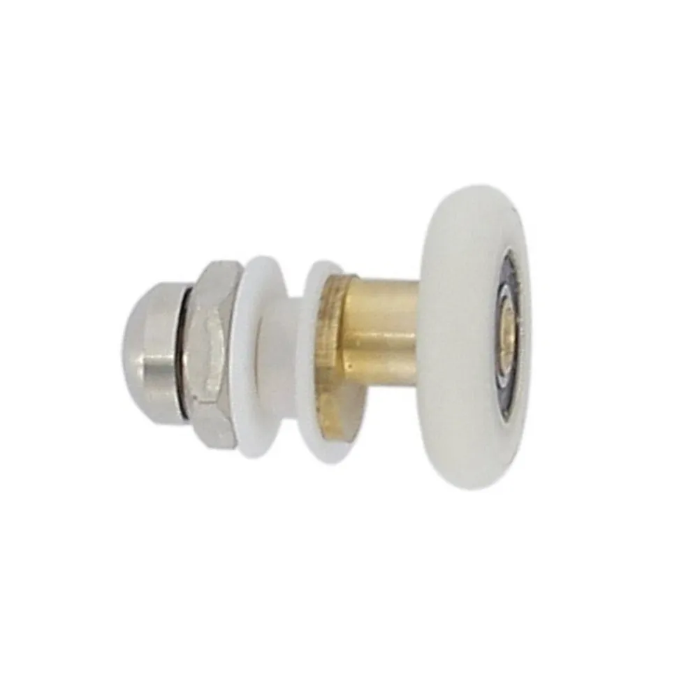 Shower Door Rollers 6 Piece 27mm Replacement Wheels for 6 to 8mm Glass Bathroom Enclosures Steam Cabins