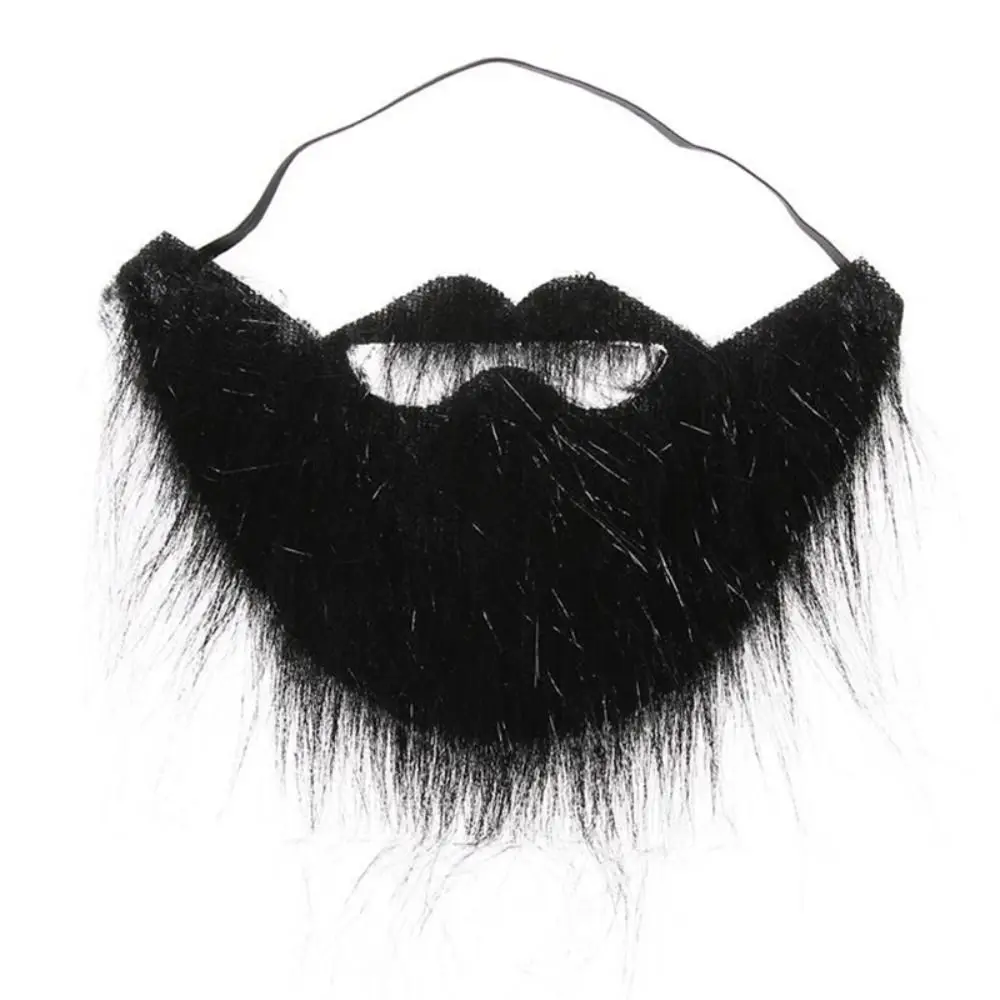 Fausse barbe réaliste pour Halloween, fausse moustache réaliste et amusante, Costume Durable sauvage pour fête de noël