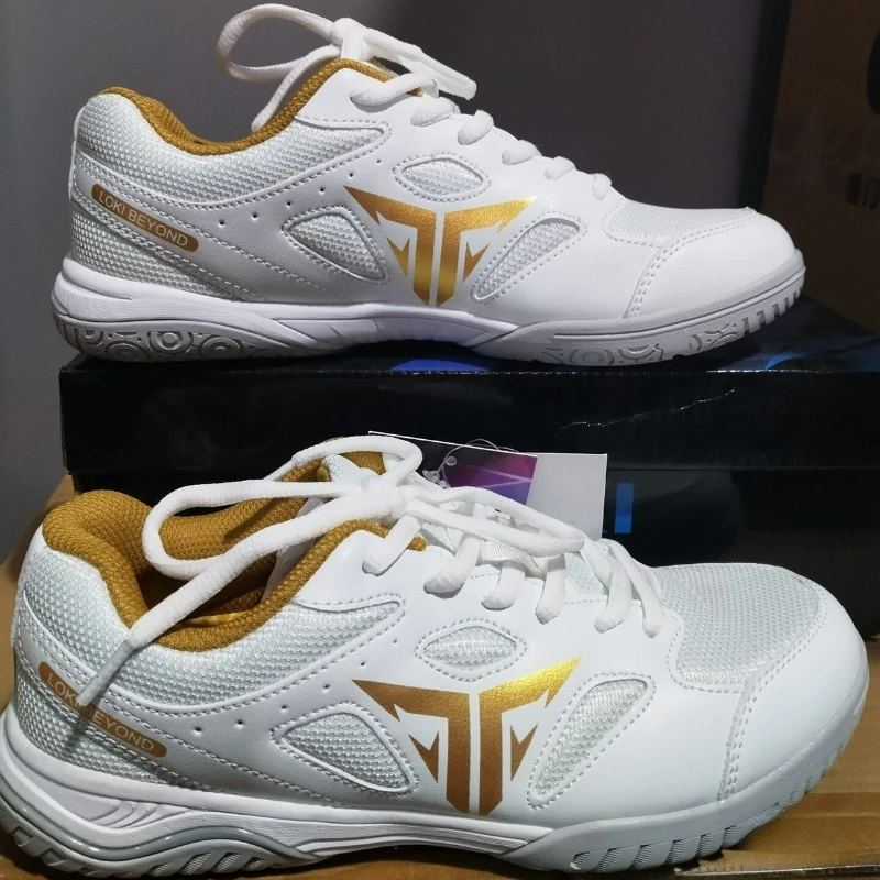 

Original Brand Table Tennis Shoe Mesh Breathable Badminton Shoe Anti-Slippery Tennis Shoes Super Light Indoor Court Shoes Unisex