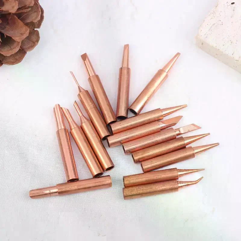 Punta per saldatore in rame puro 900 Punta per saldatore Punta per saldatore elettrico in rame puro non magnetico