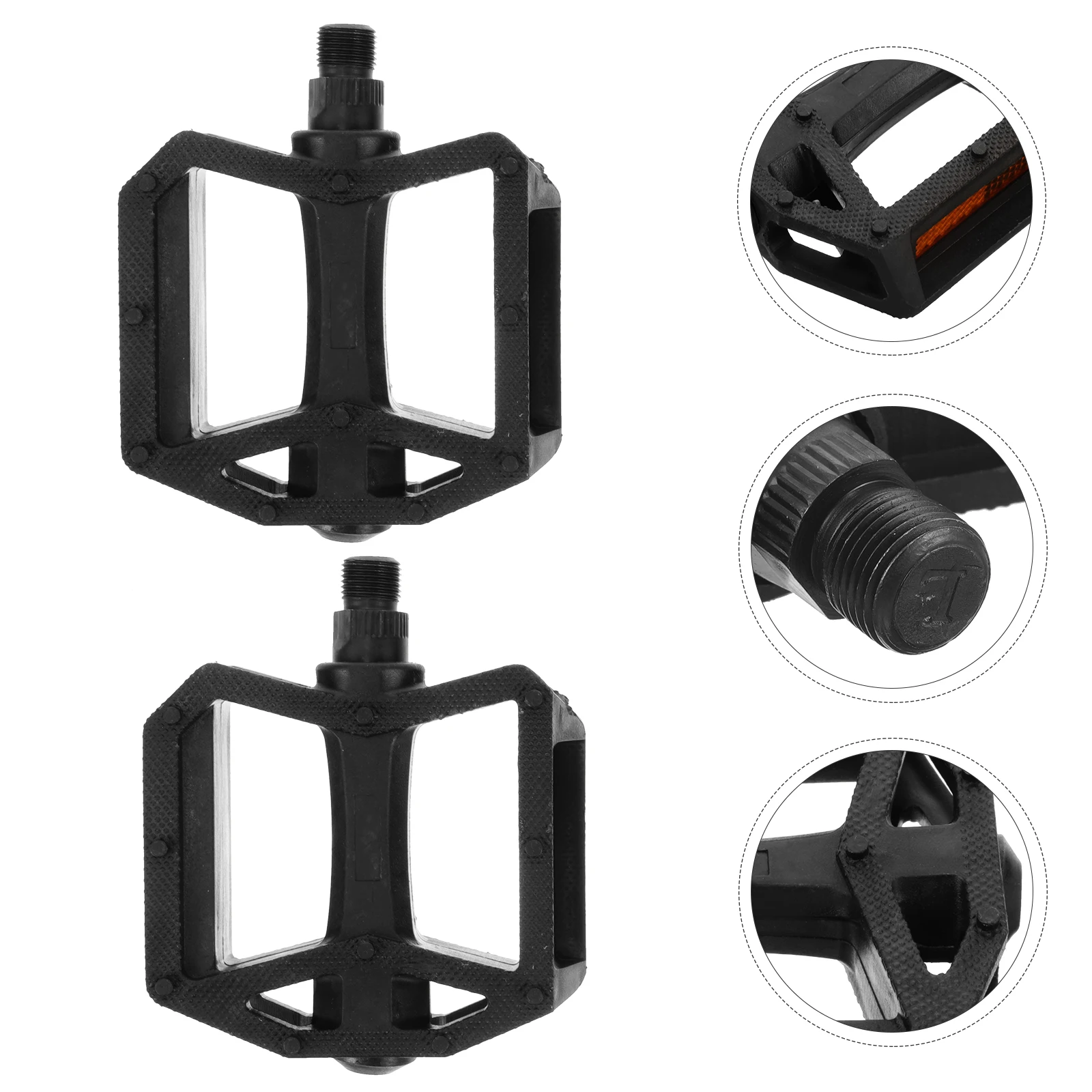

2pcs Bicycle Pedals For Mountain Outdoor Anti-Skid Cycling Replacement Sturdy Lightweight Bike Pedals Road Bike Supplies