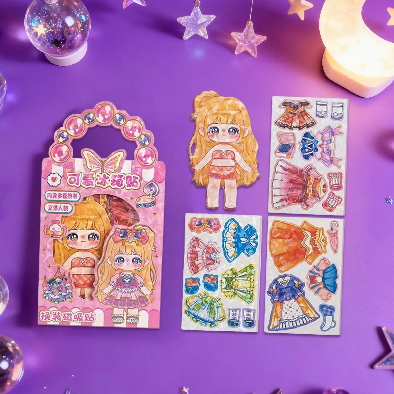 磁気ドレスアップ人形おもちゃ ミックスマッチ衣装 想像力豊かな女の子 磁石ドレスアップ人形おもちゃ ファッション愛好家コレクター子供向け