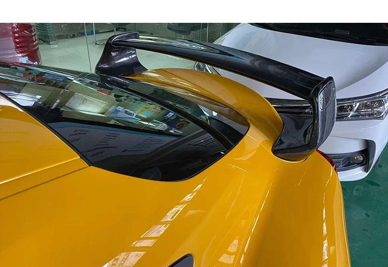 For Toyota Supra A90 Carbon Fiber Large Tail GT Spoiler Fixed Wind Wing Auto Parts