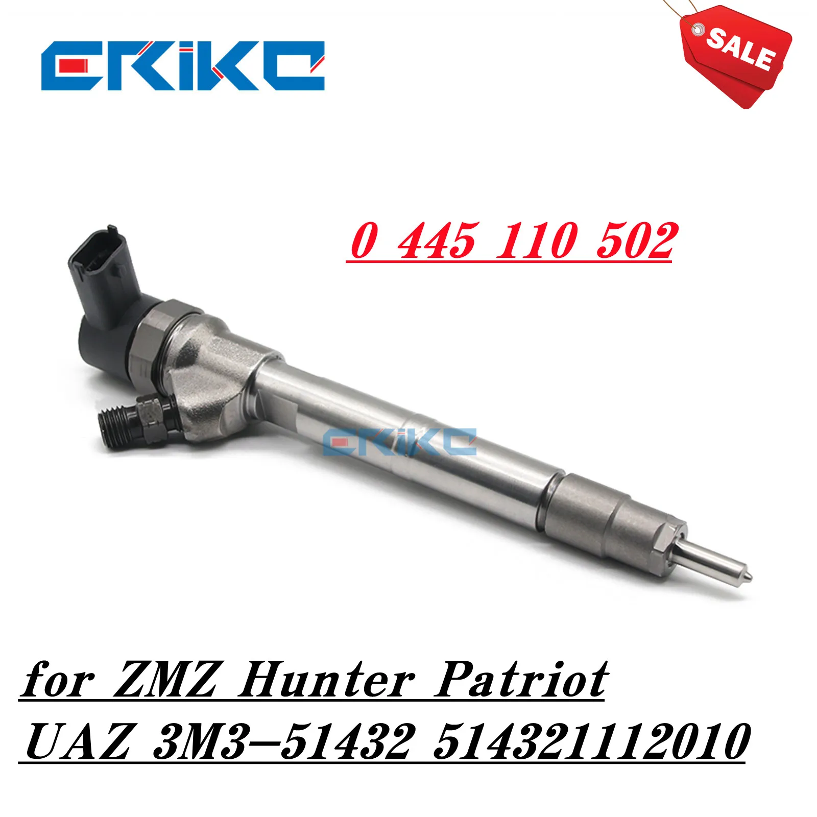 

New 0445110502 Fuel Injector 0 445 110 502 Common Rail Diesel Nozzle for ZMZ Hunter Patriot UAZ 3M3-51432 514321112010