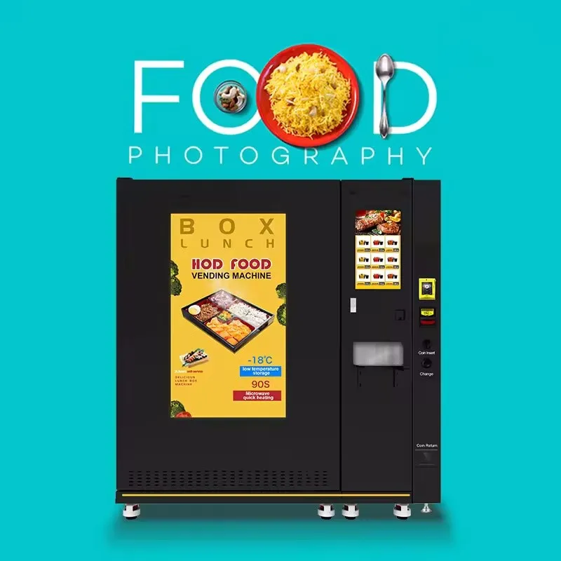 2024 New Style Frozen Food Heating Vending Machines Hot Food Vending Machine For Sale