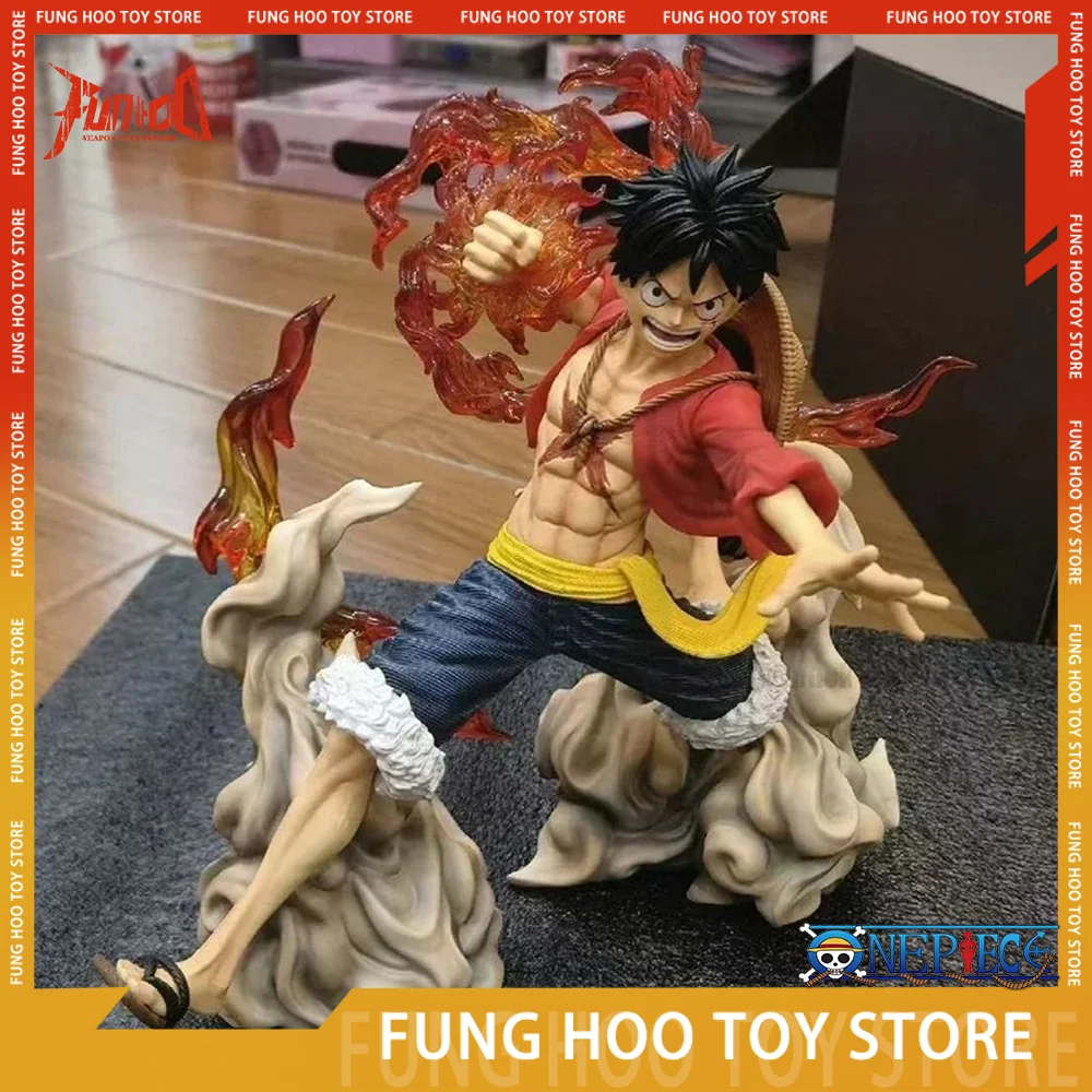 

Цельная фигурка Luffy Аниме фигурки огненный кулак Обезьяна D. Фигурка Луффи из ПВХ Коллекционная модель декоративная кукла статуя детская игрушка подарок