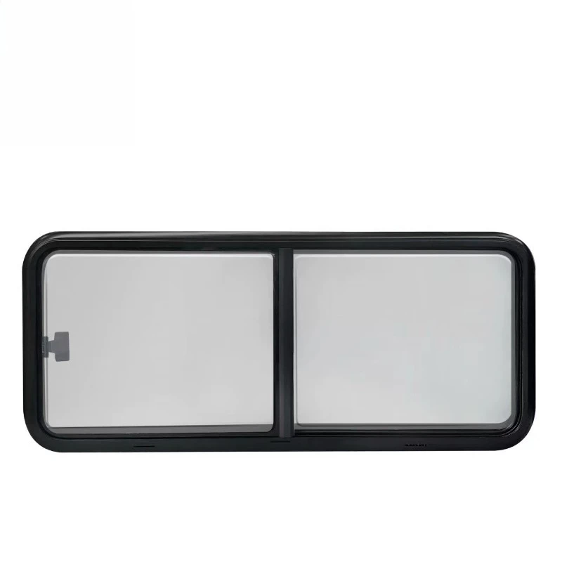 700*400 Travel Trailer Sliding Window Single Slide Acrylic Glass Custom Frame Color for Motorhome