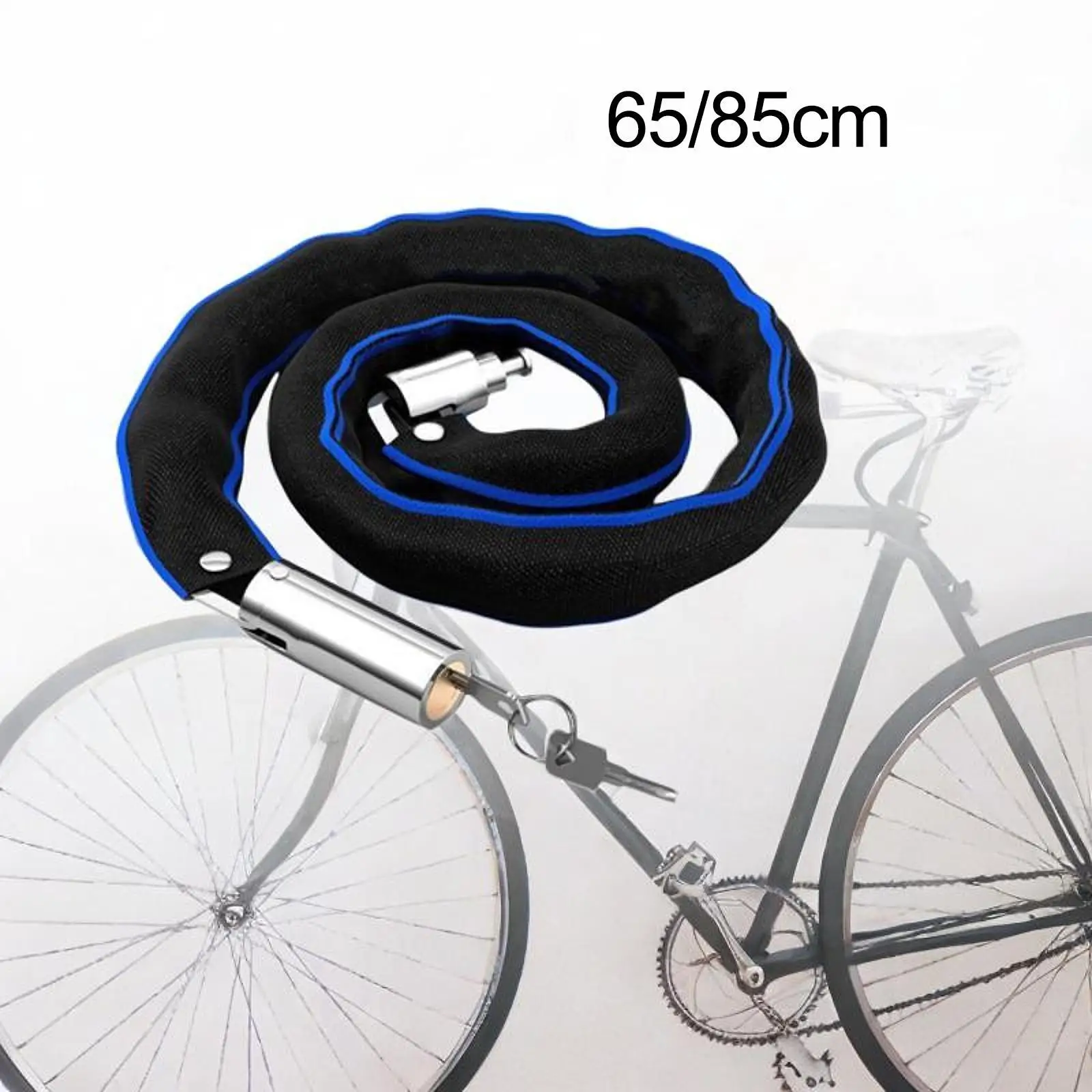 Bike Chain Lock Security Lock, Universal Bicycle Chain Lock, Bike Locks for Fence Electric Bike Motorcycle Motorbike