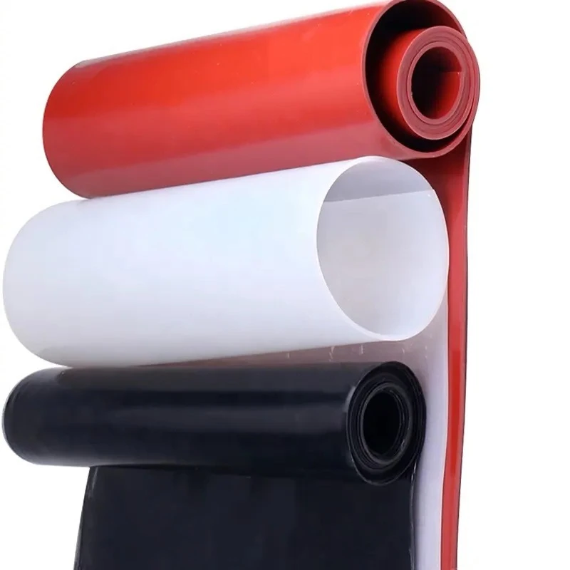 1mm/1.5mm/2mm Red/Black Silicone Rubber Sheet 500X500mm Black Silicone Sheet, Rubber Matt, Silicone Sheeting for Heat Resistance