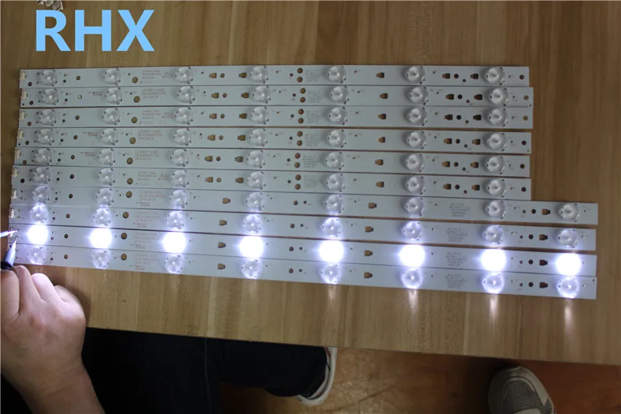 

FOR LED strip LED48D7-ZC14-01 30348007210 for panel LSC480HJ01-8 for JVC LT-48C540 48" TV