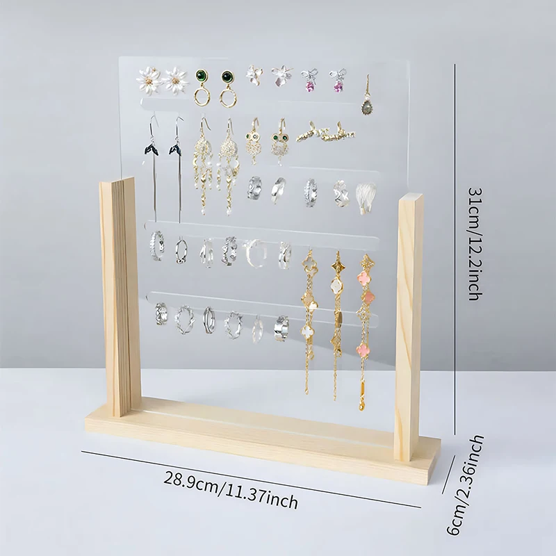 Jewelry Display Stand Organizer Holder Earrings Ring Holder Showcase Desktop Multifunctional Accessories for Jewelry