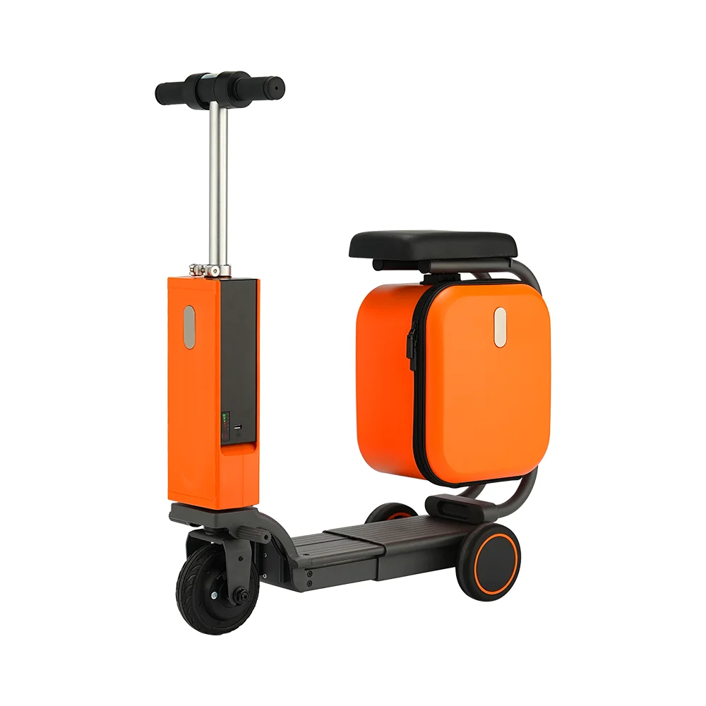 High Quality Aluminum Smart Riding Trolley Electric Luggage Case With Electric Motor Waterproof & Lightweight Design