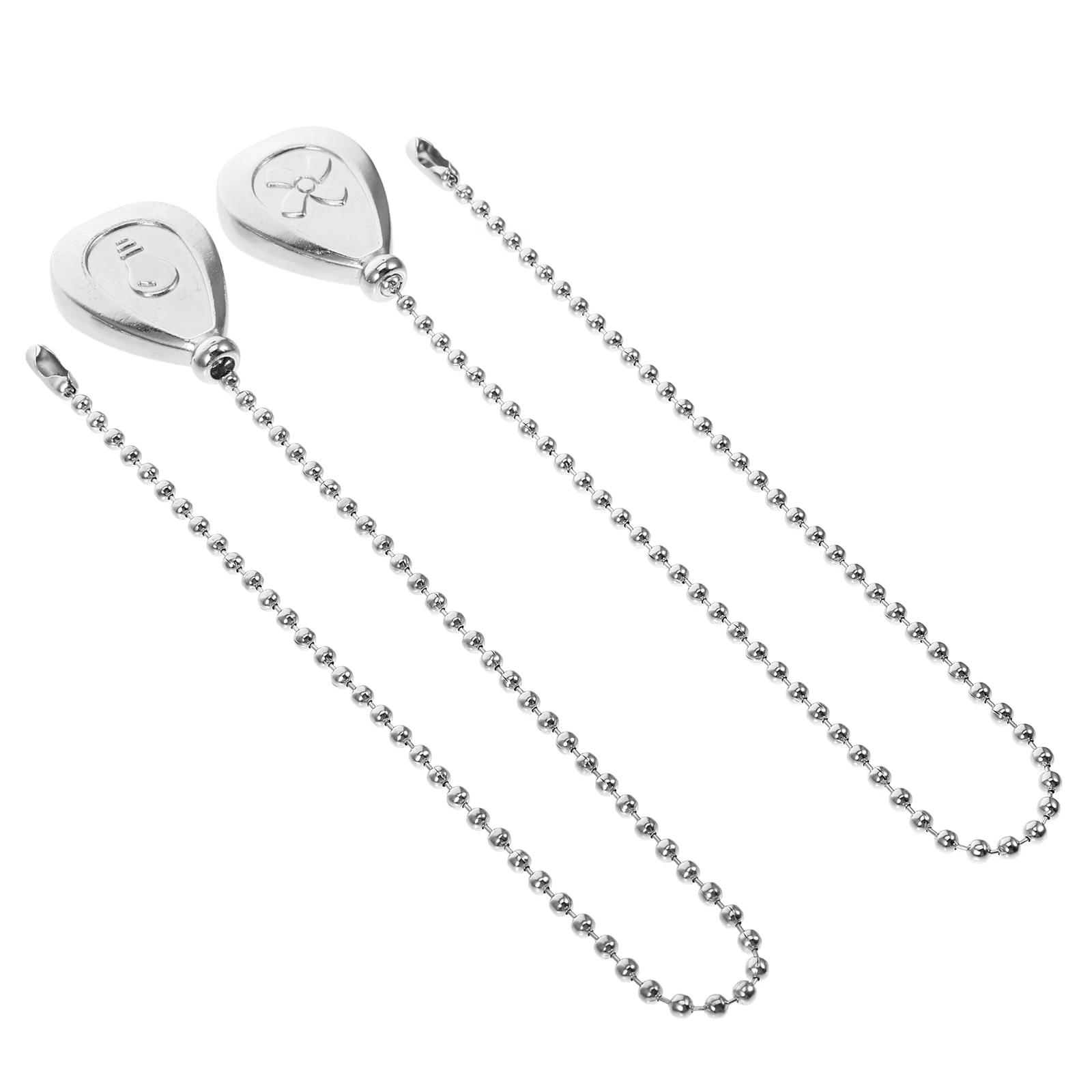 

2Pcs Ceiling Fan Chain Pull Cord Vintage Style Decorative Extension Pendant Light Switch Fan Control Cord Pull String
