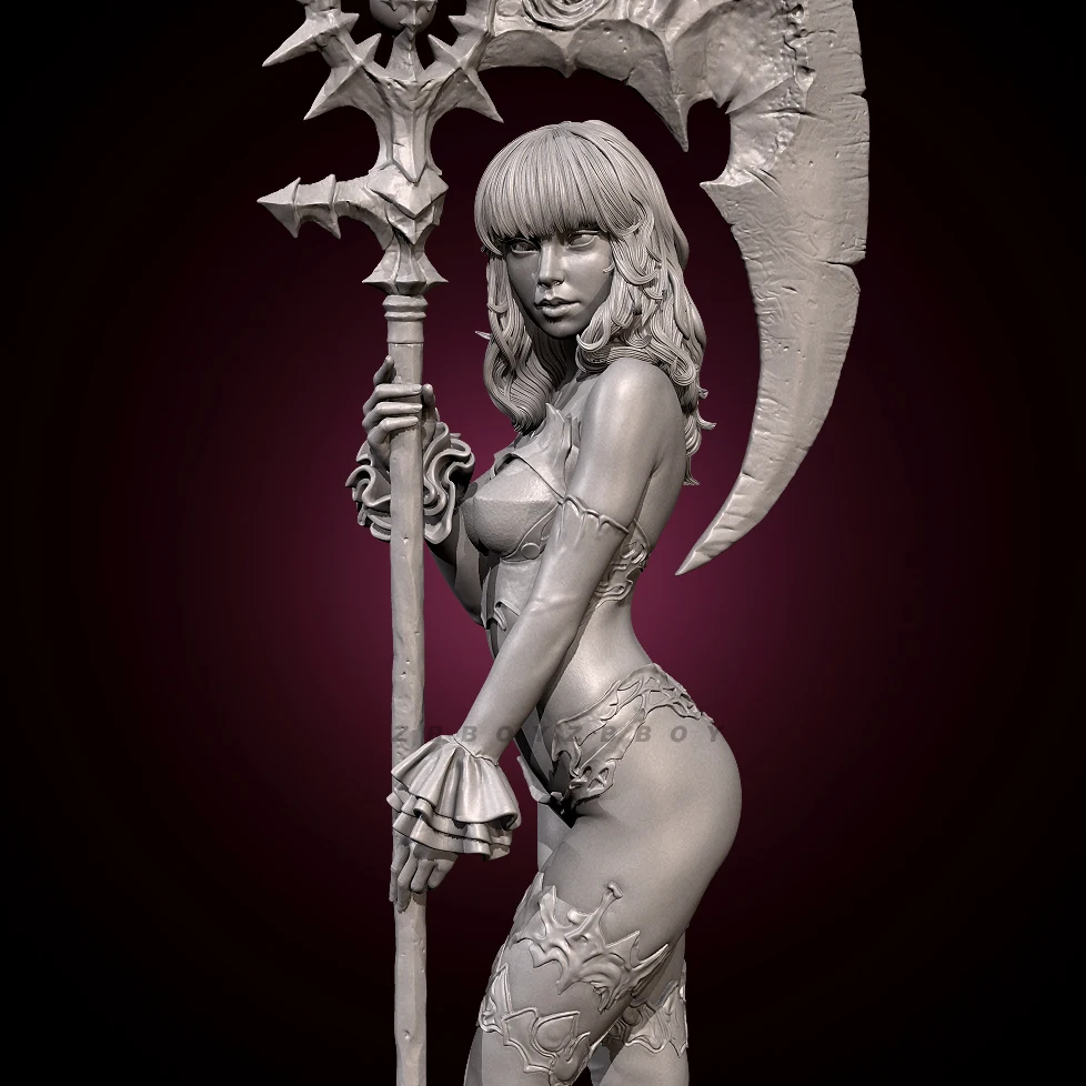 De hoogte van de mens 38 mm 50 mm 75 mm Harsmodelsets figuur schoonheid kleurloos en zelf-geassembleerd (3D-printen) TD-7275/3D