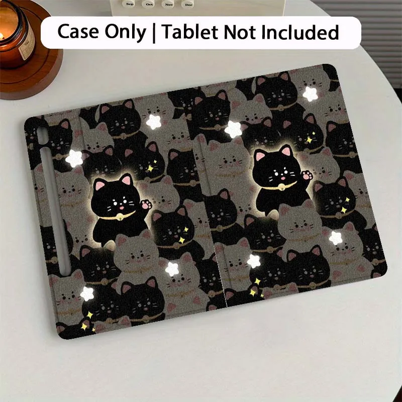 

Cartoon Black Cat Star For Samsung Galaxy Tab S7 S8 S9 S10 FE Plus 12.4 13.1 Inch Tablet Case