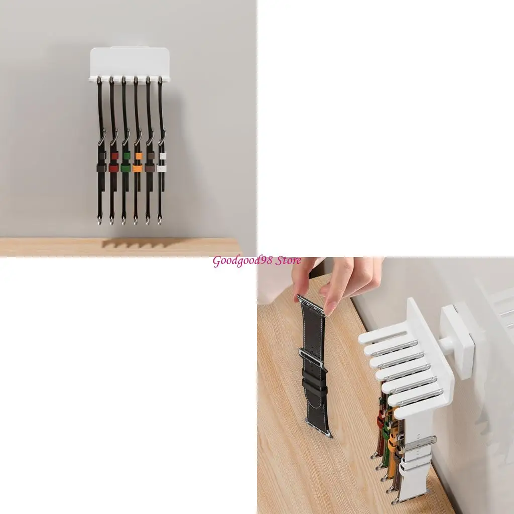 

Universal Watch Band Storage Rack Mount Mount Stand No Drill Design гладко для сэмплекса для интеллектуальных часов.