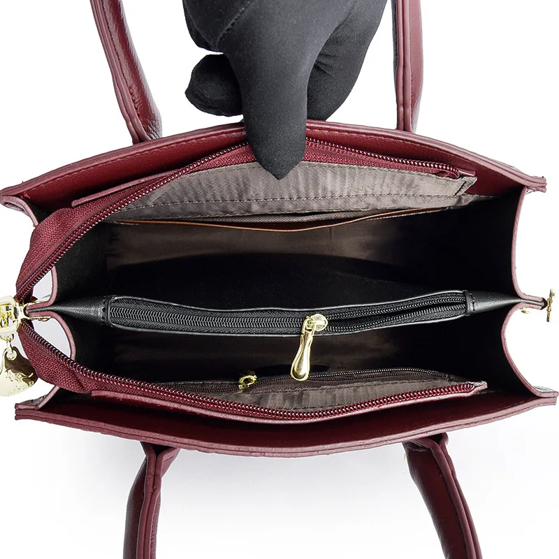 Designer Crocodile Embossed Handbag for Women - Large Capacity Tote Shoulder Crossbody Bag, Fashion Work Purse for Office Daily