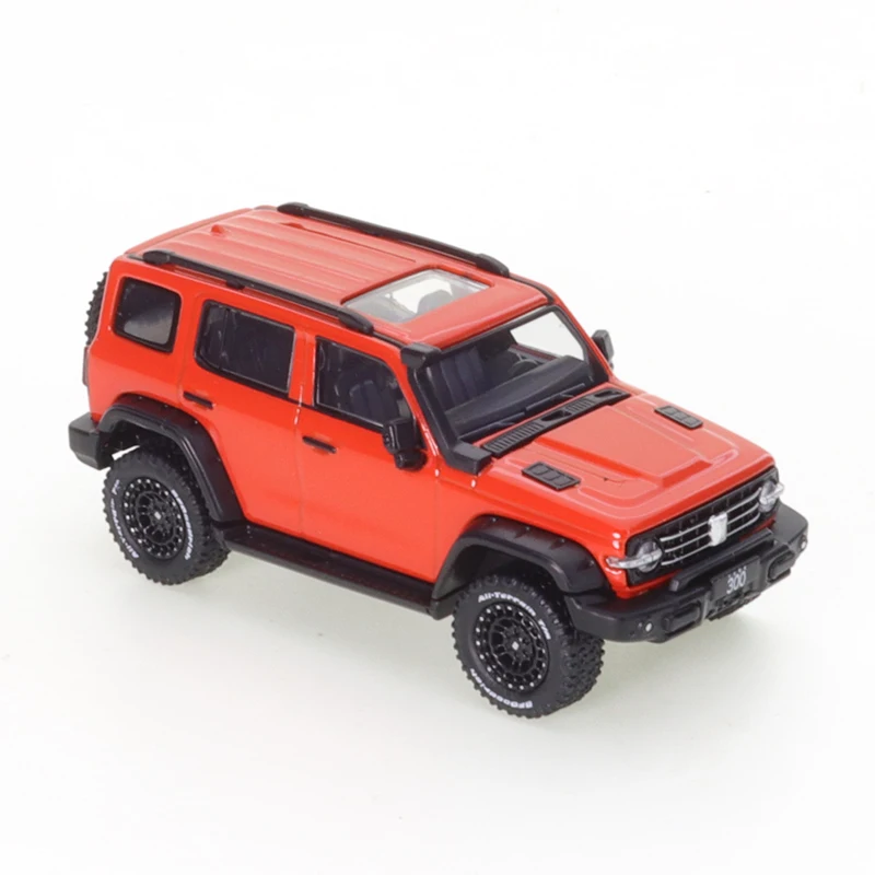 Xcartoys 1/64 Tank 300 Ranger Versie Oranje Auto Gelegeerd Speelgoed Motorvoertuig Gegoten Metalen Model Kids Kerstmis Speelgoed Voor Jongens