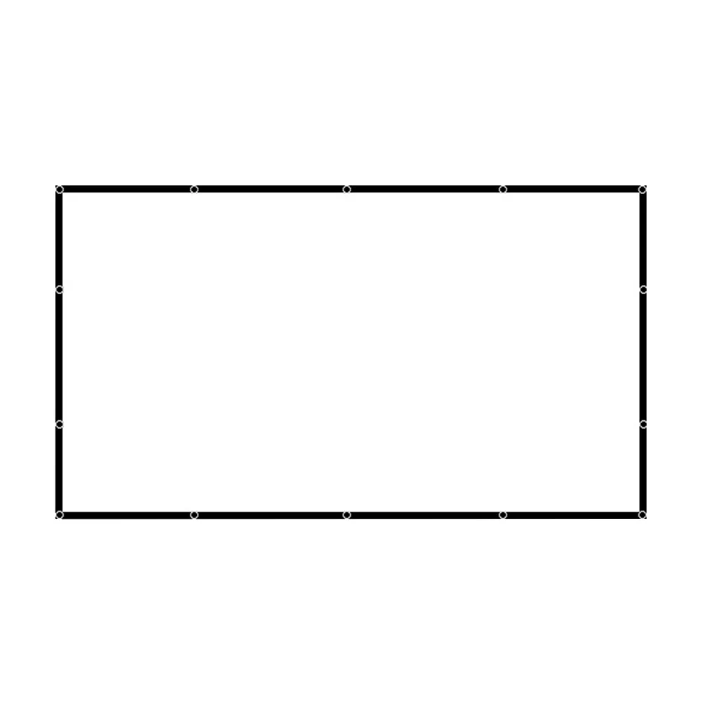

60 Inch 16:9 Foldable Projector Screen High Definition Durable Metal Buckles Easy Hang Home Office Classroom Party Cinema
