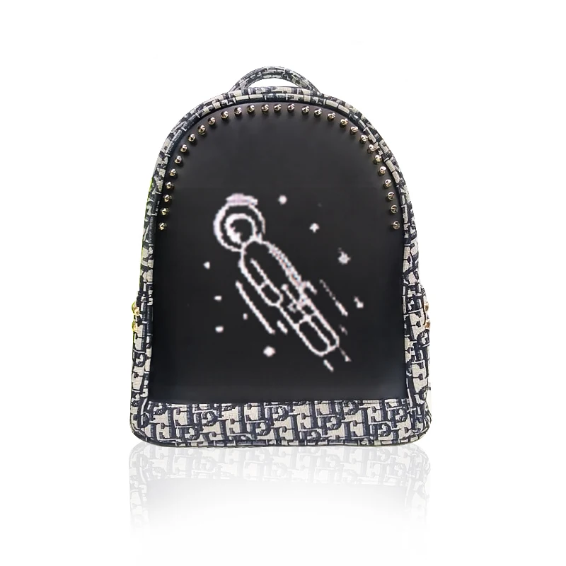 

Led Backpack Full Color Screen DIY Book Bag Travel Work Backpack LANTSUN T5