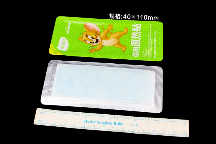 3pcs Koorts Down Patch Antipiretische Hoofdpijn Pijn Verlichten Pad cool Lagere Temperatuur Plakken Ijs Gel Polymeer Hydrogel Cooling Baby