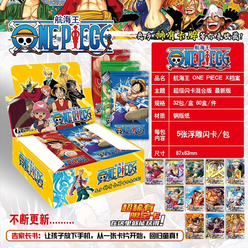 Tarjetas de colección de Anime de una pieza para niños, Nami Luffy TCG SR, tarjetas coleccionables raras, tarjetas de AnimeCharacter, juguetes de