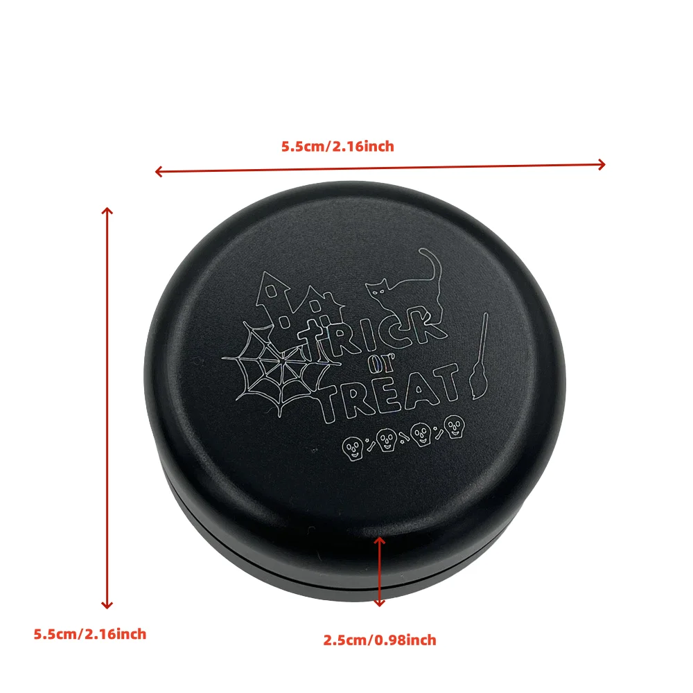 New Arrival Festivals Chrismas Printing Aluminum Alloy Storage Tobacco Box Container Smell Proof And Air Tight Household Gadgets