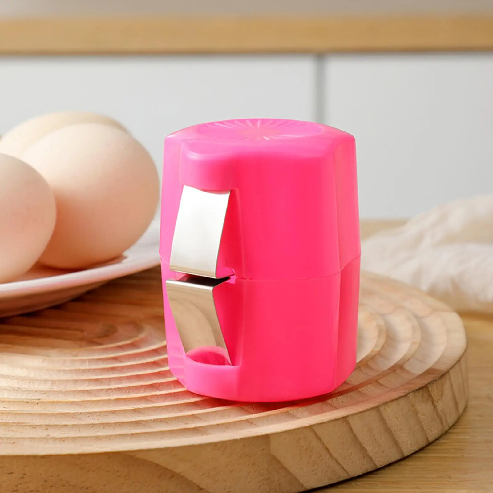Egg Topper Shell Cutter Beater Raw Egg Cracker Separator Filter Egg Opener Easy-to-Use Egg Cutting Tools Portable Cracking tool