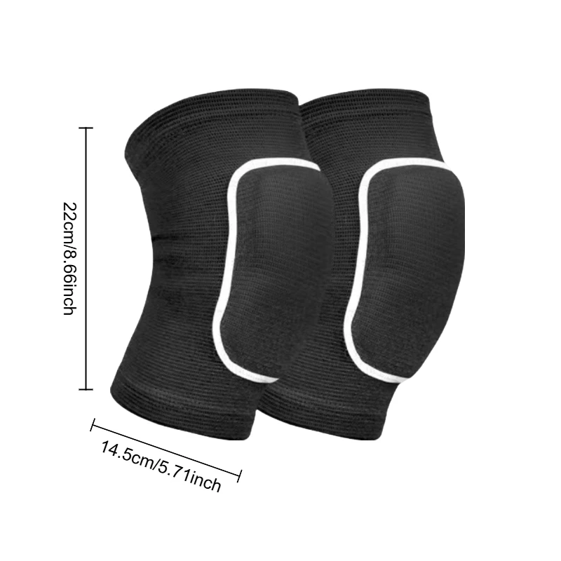 1Pair Dancing Sports Knee Pads For Men Women Kids Knees Protective Braces Dance Yoga Volleyball Football Running Cycling Tennis