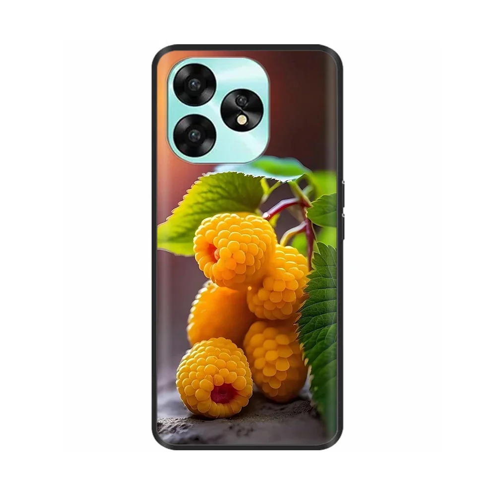 For UMIDIGI A15 Case A15C Coque Fashion Cute Cover Black Soft Silicone Phone Cases For UMIDIGI A15C Funda A 15 UMIDIGIA15 Bags