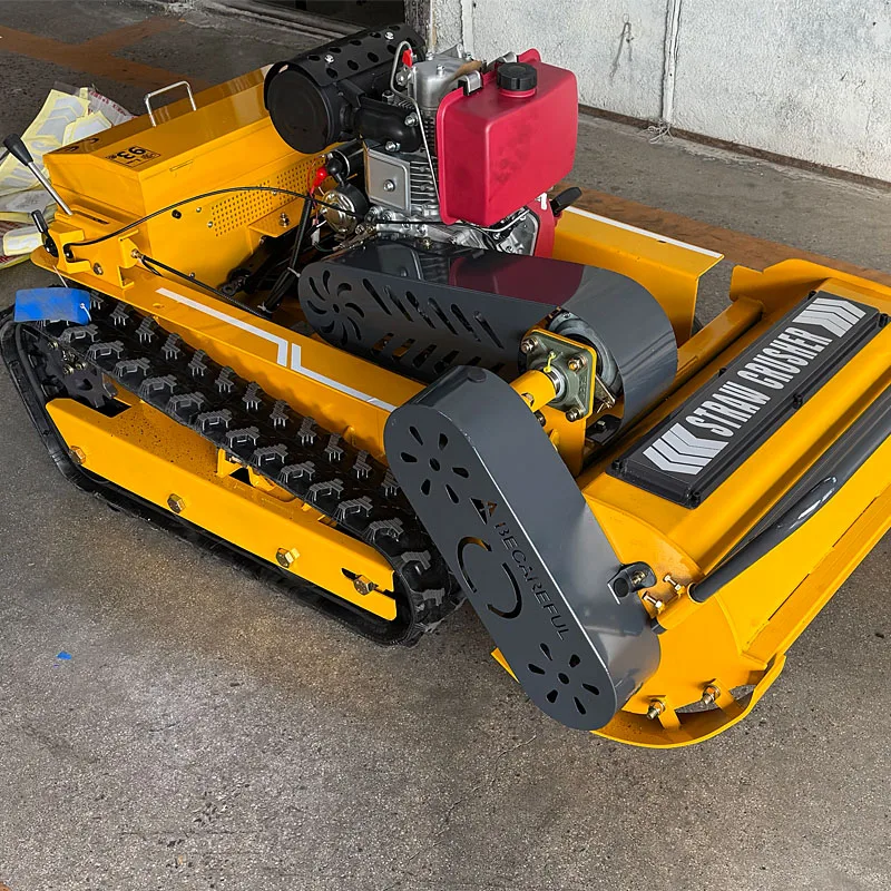 

Customized New Industrial DIY Grade Remote-Controlled Lawn Mower with 2500W Mulching Solution for Slopes & Tall Bushes