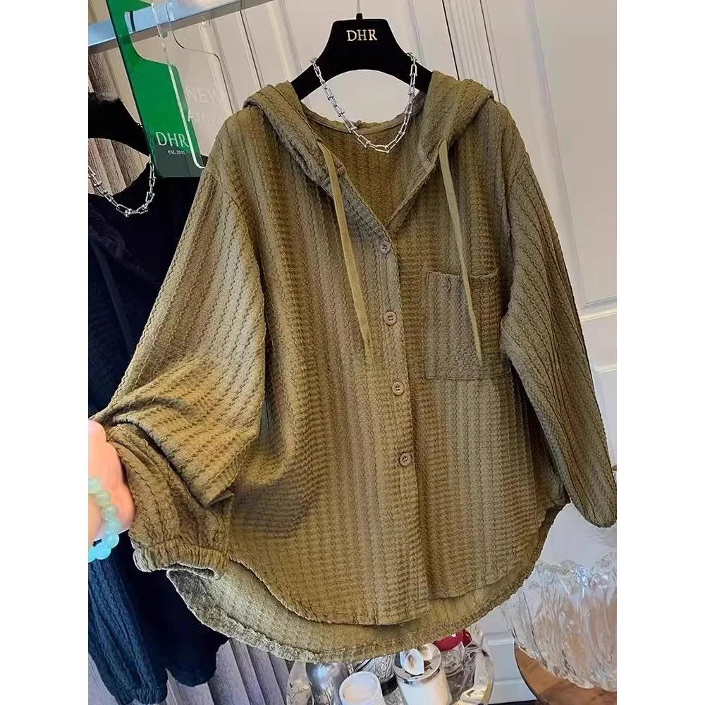 

Очень большая мужская тонкая верхняя одежда с капюшоном и текстурой Pou k 300K, тонкая верхняя одежда Long Sve, повседневная мода, полиэстер