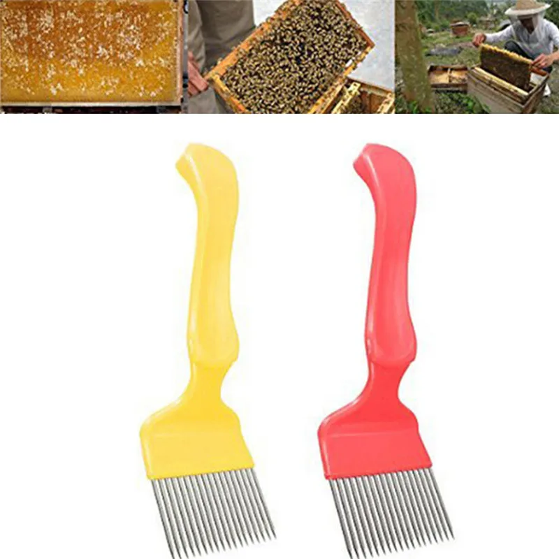 New Steel Bee Keeping Honey Comb Beekeeping Tine Uncapping Fork Hive Tools