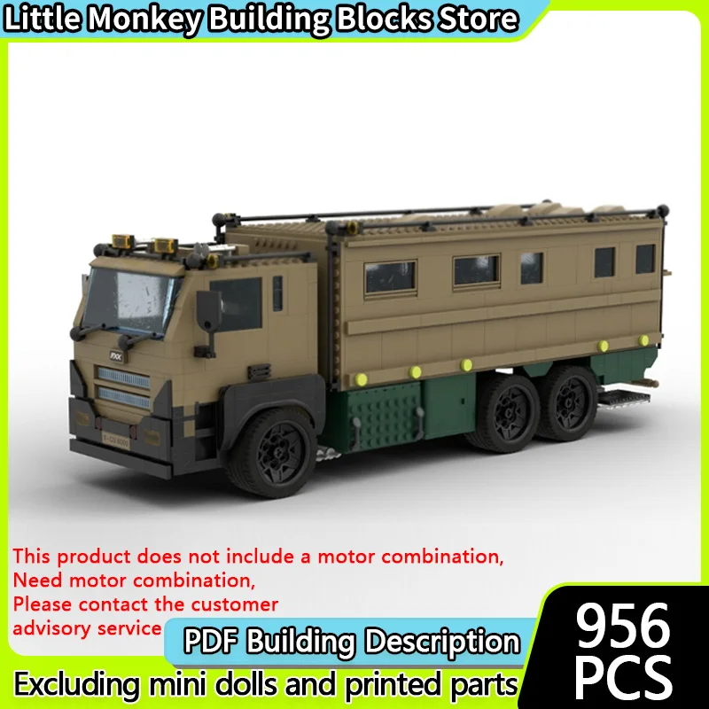 

City Car Model MOC Building Bricks Classic Off-Road Freight Truck Modular Technology Children Holiday Gifts Assemble Toys Suit